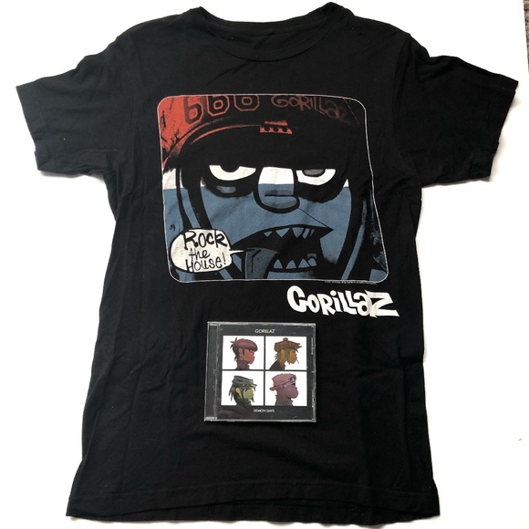 Camiseta Gorillaz Rock The House Rock Activity Camiseta Gorillaz Rock The House Rock Activity